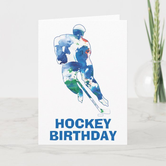 Открытка хоккеиста с днем рождения (10)