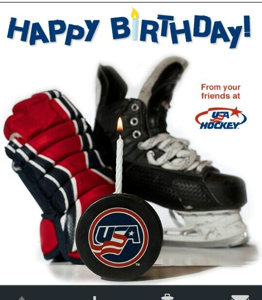 Открытка хоккеиста с днем рождения (8)