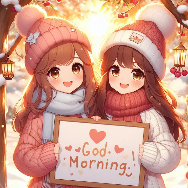 Доброе утро Зима для подруги в картинках 13