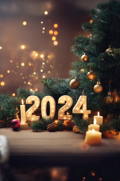 Новогодние Заставки На Рабочий   Новый год 2024 10