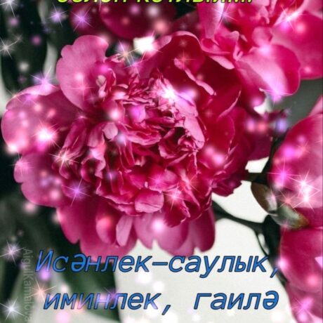 Открытки С Днем Рождения девушке татарские (4)